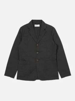 Universal Works London Jacket In Black Twill