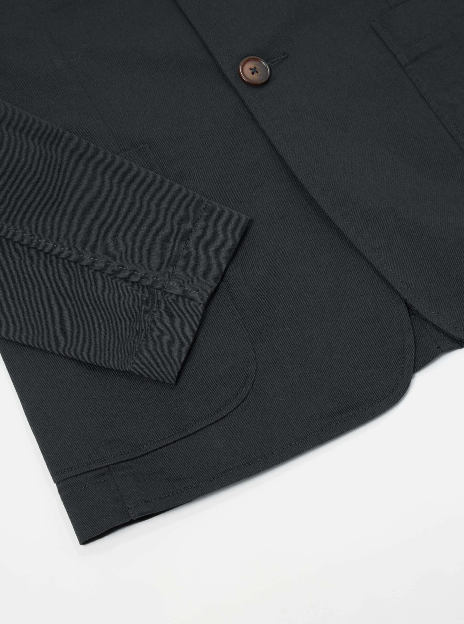Universal Works London Jacket In Black Twill - Image 5