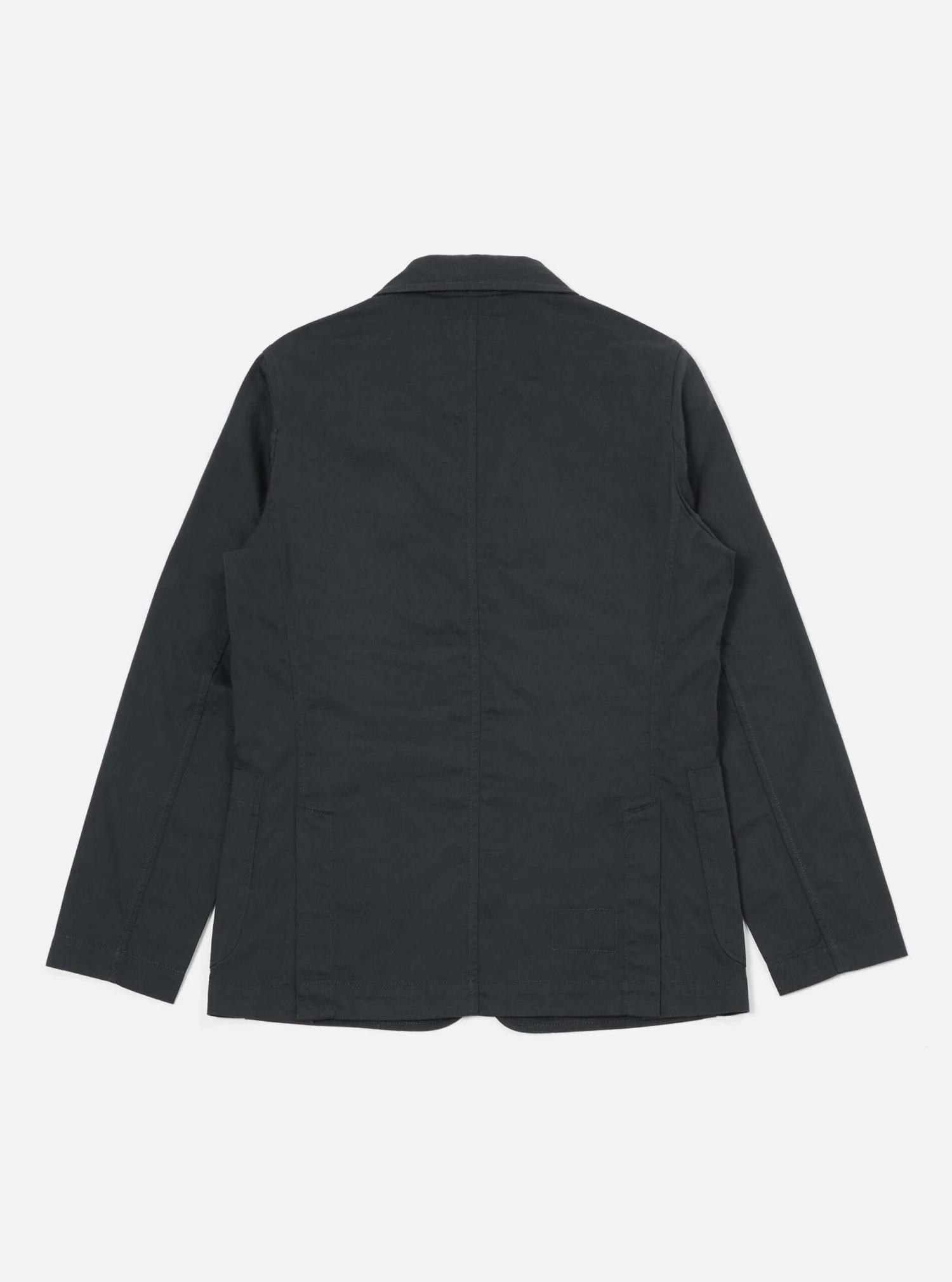 Universal Works London Jacket In Black Twill - Image 2