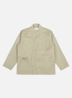 Universal Works Kyoto Work Jacket In Stone Twill