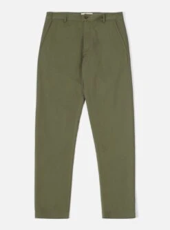 Universal Works Aston Pant In Light Olive Twill