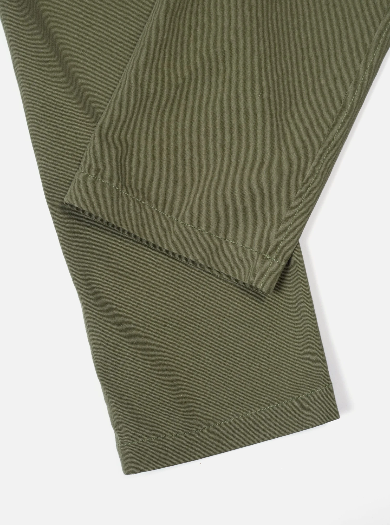 Universal Works Aston Pant In Light Olive Twill - Image 5