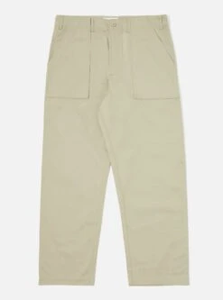 Universal Works Fatigue Pant In Stone Twill