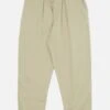 Universal Works Pleated Track Pant In Stone Twill