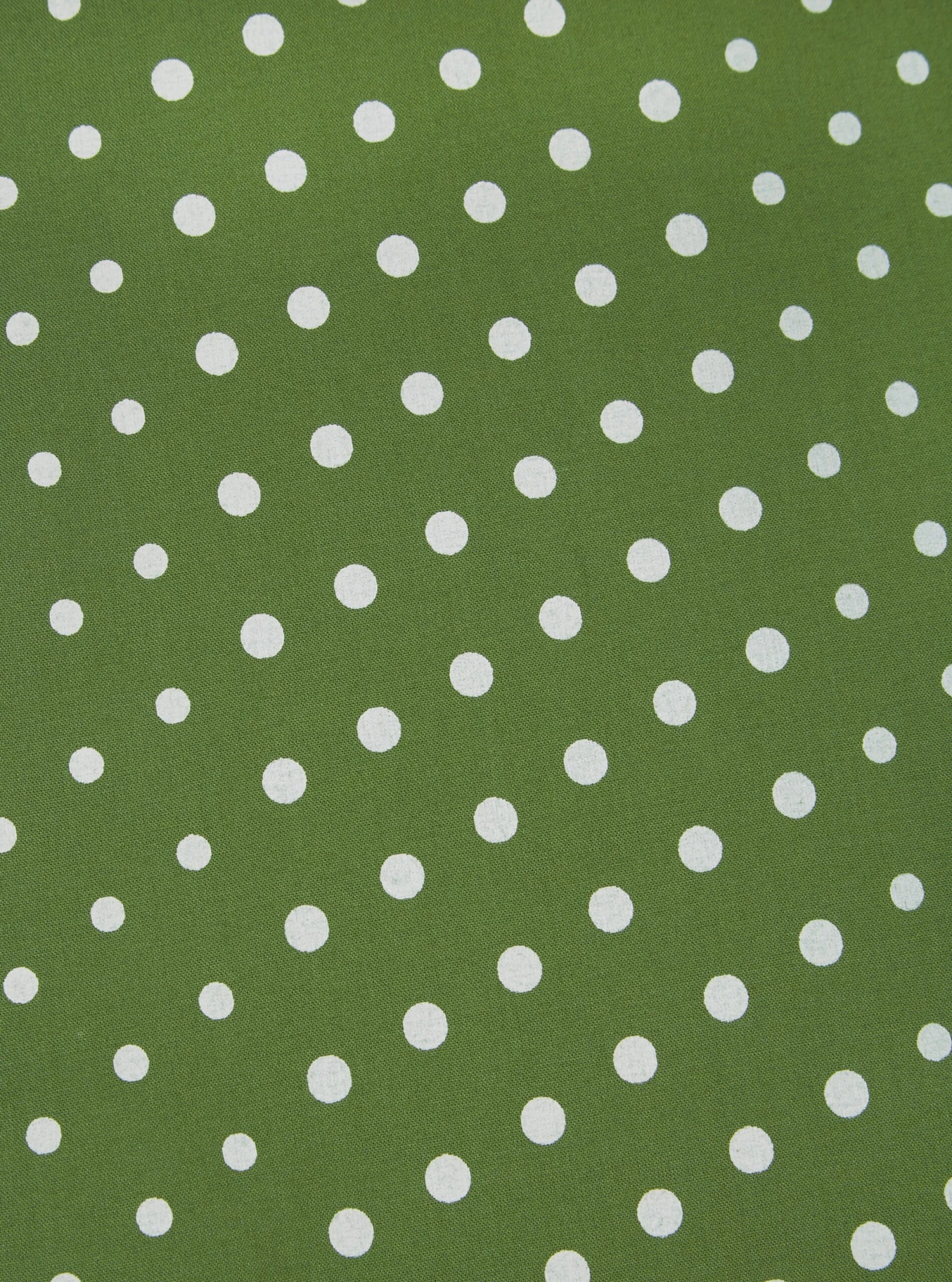 Universal Works Short Scarf In Green Dot Print - Image 3