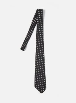Universal Works Tie In Black Dot Print