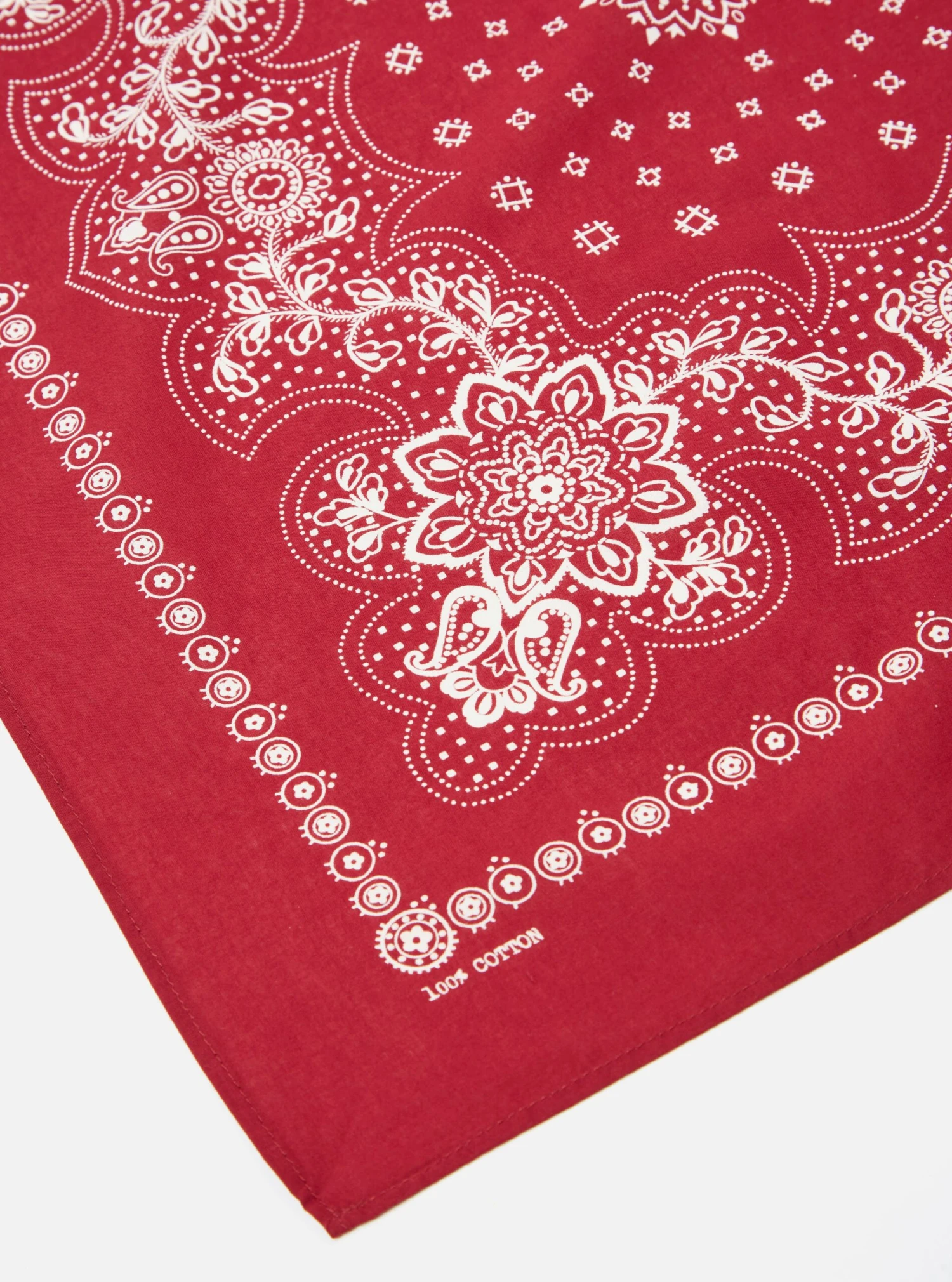 Universal Works Neckerchief In Red Classic Bandana - Image 3