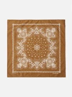 Universal Works Neckerchief In Dark Mustard Classic Bandana