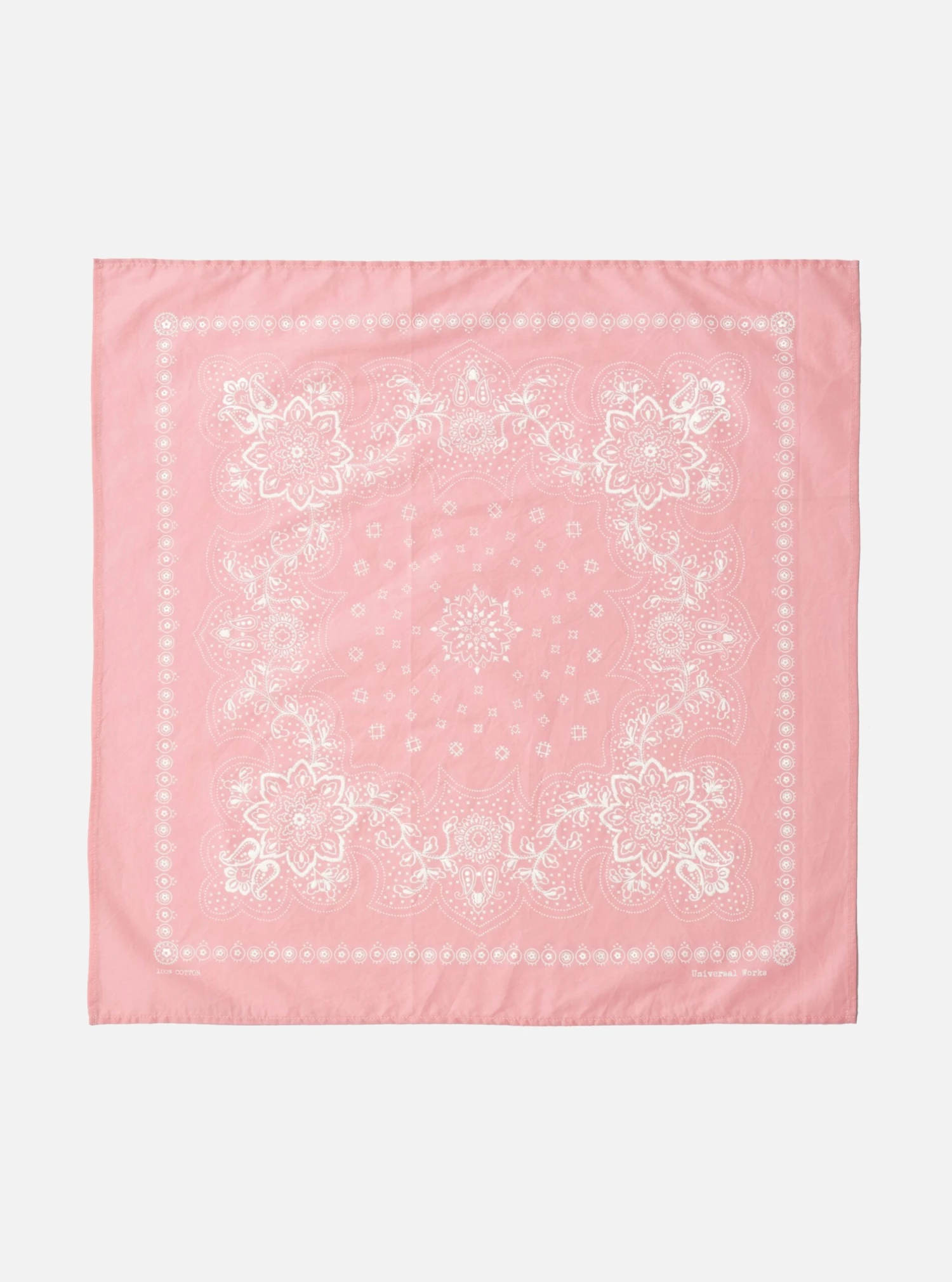 Universal Works Neckerchief In Pink Classic Bandana
