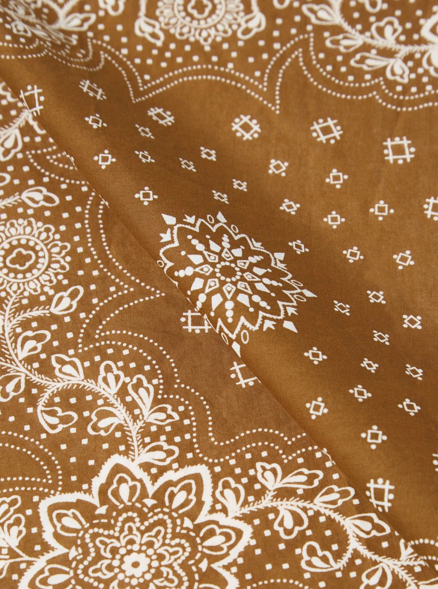 Universal Works Neckerchief In Dark Mustard Classic Bandana - Image 4