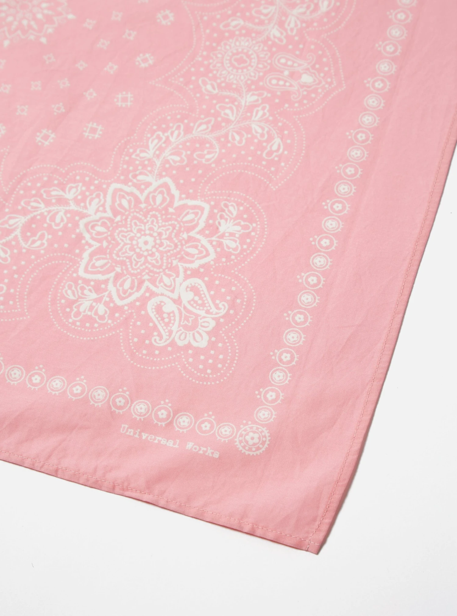Universal Works Neckerchief In Pink Classic Bandana - Image 2