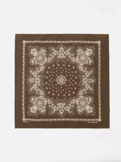 Universal Works Neckerchief In Olive Classic Bandana