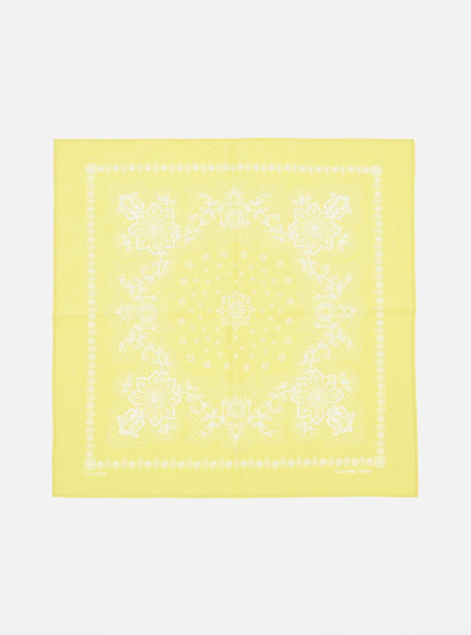 Universal Works Neckerchief In Yellow Classic Bandana
