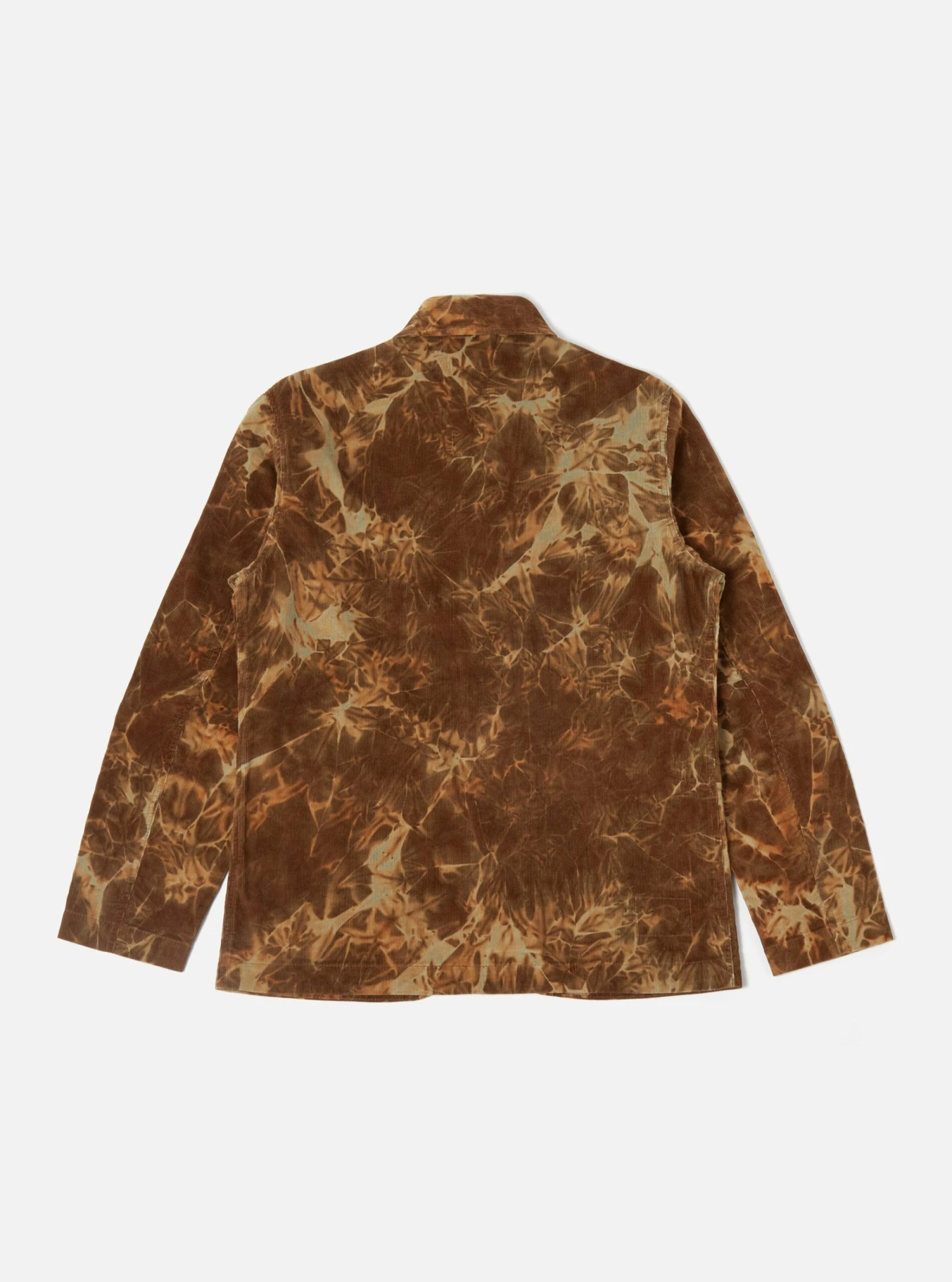 Universal Works Bakers Jacket In Brown Hand-Dyed Japanese Cord - Image 2