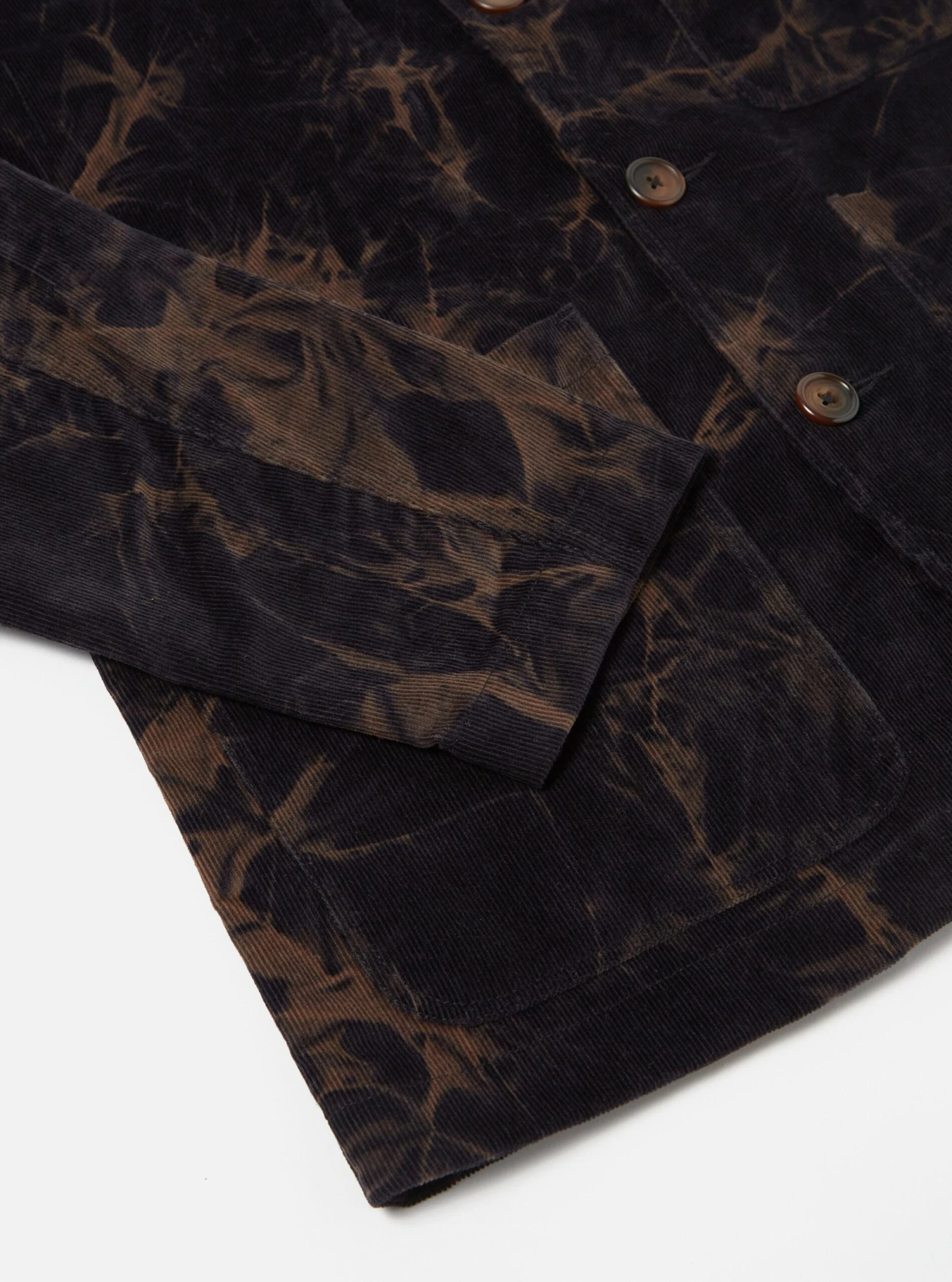 Universal Works Bakers Jacket In Navy Hand-Dyed Japanese Cord - Image 4