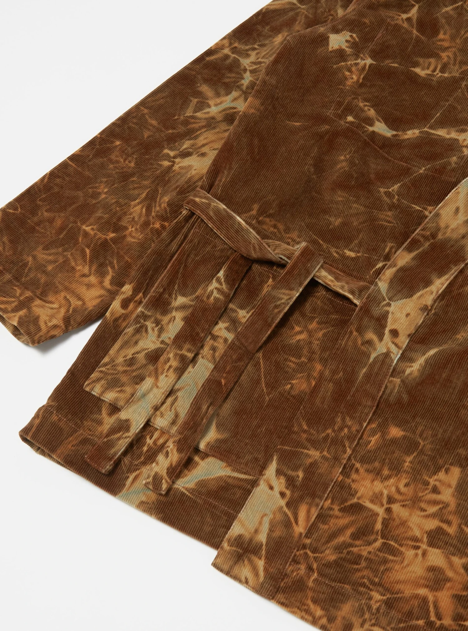 Universal Works Kyoto Work Jacket In Brown Hand-Dyed Japanese Cord - Image 4