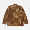 Universal Works Kyoto Work Jacket In Brown Hand-Dyed Japanese Cord