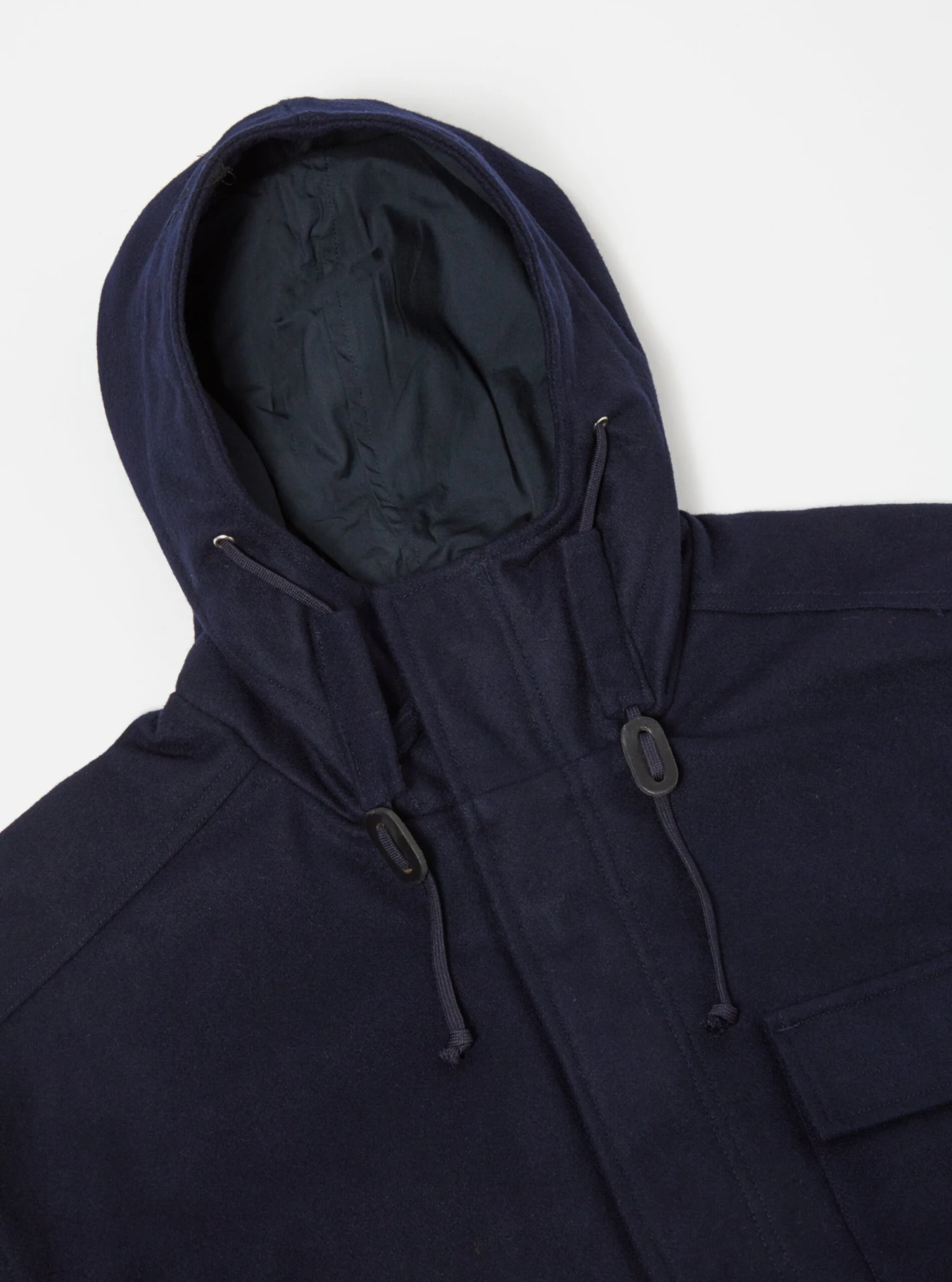 Universal Works Cruiser Parka In Navy Mowbray - Image 4