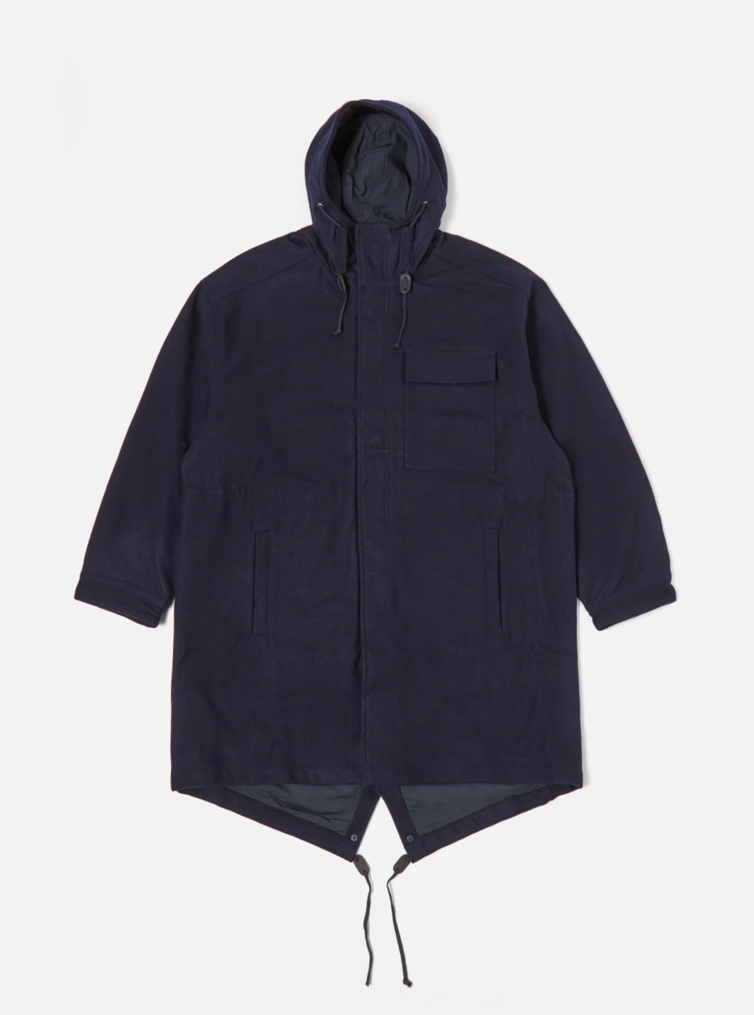 Universal Works Cruiser Parka In Navy Mowbray - Image 2