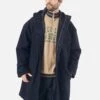 Universal Works Cruiser Parka In Navy Mowbray
