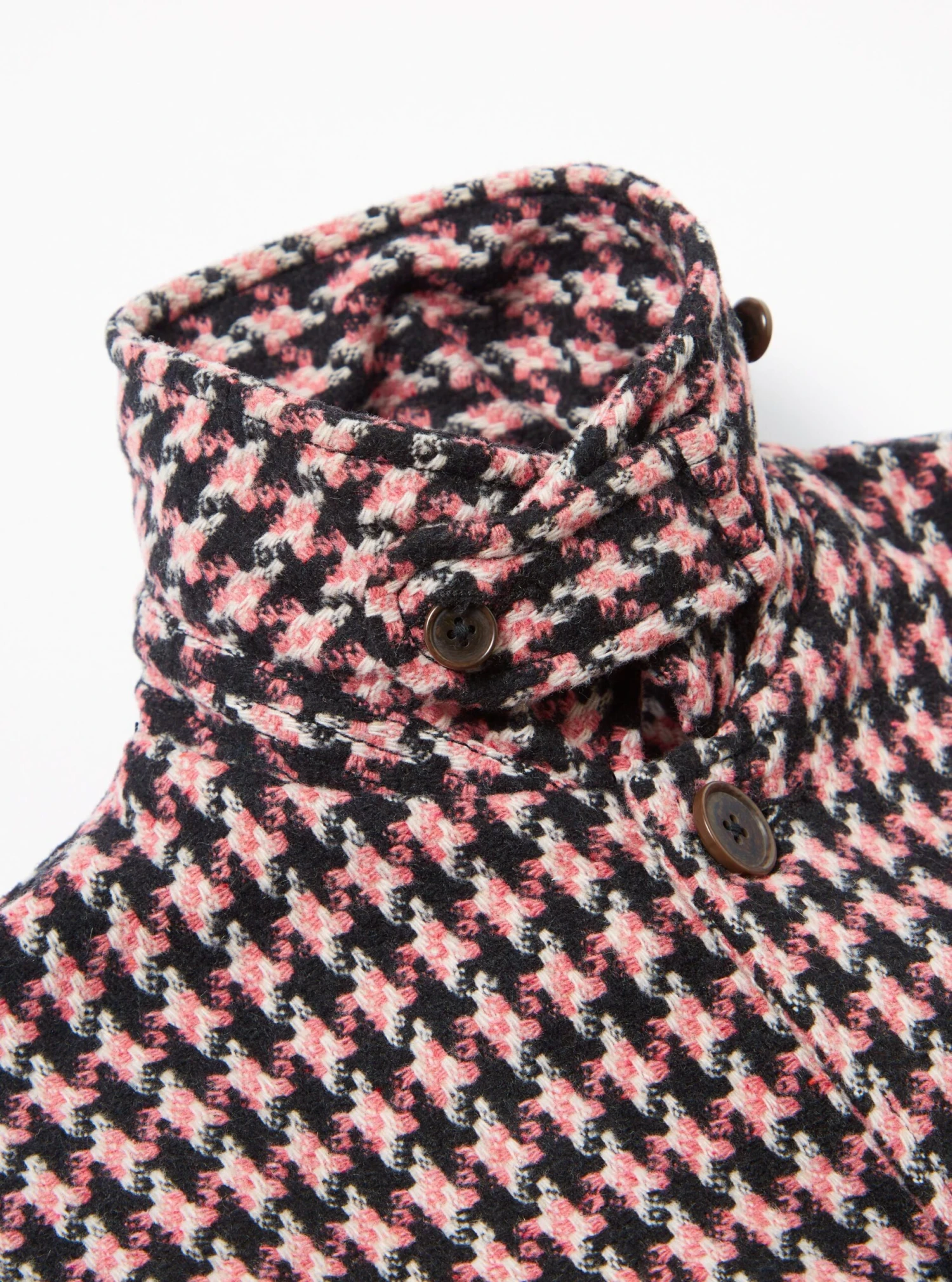 Universal Works Bakers V3 Chore Jacket In Pink Cortina Tweed - Image 5