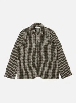 Universal Works Bakers V3 Chore Jacket In Olive Cortina Tweed