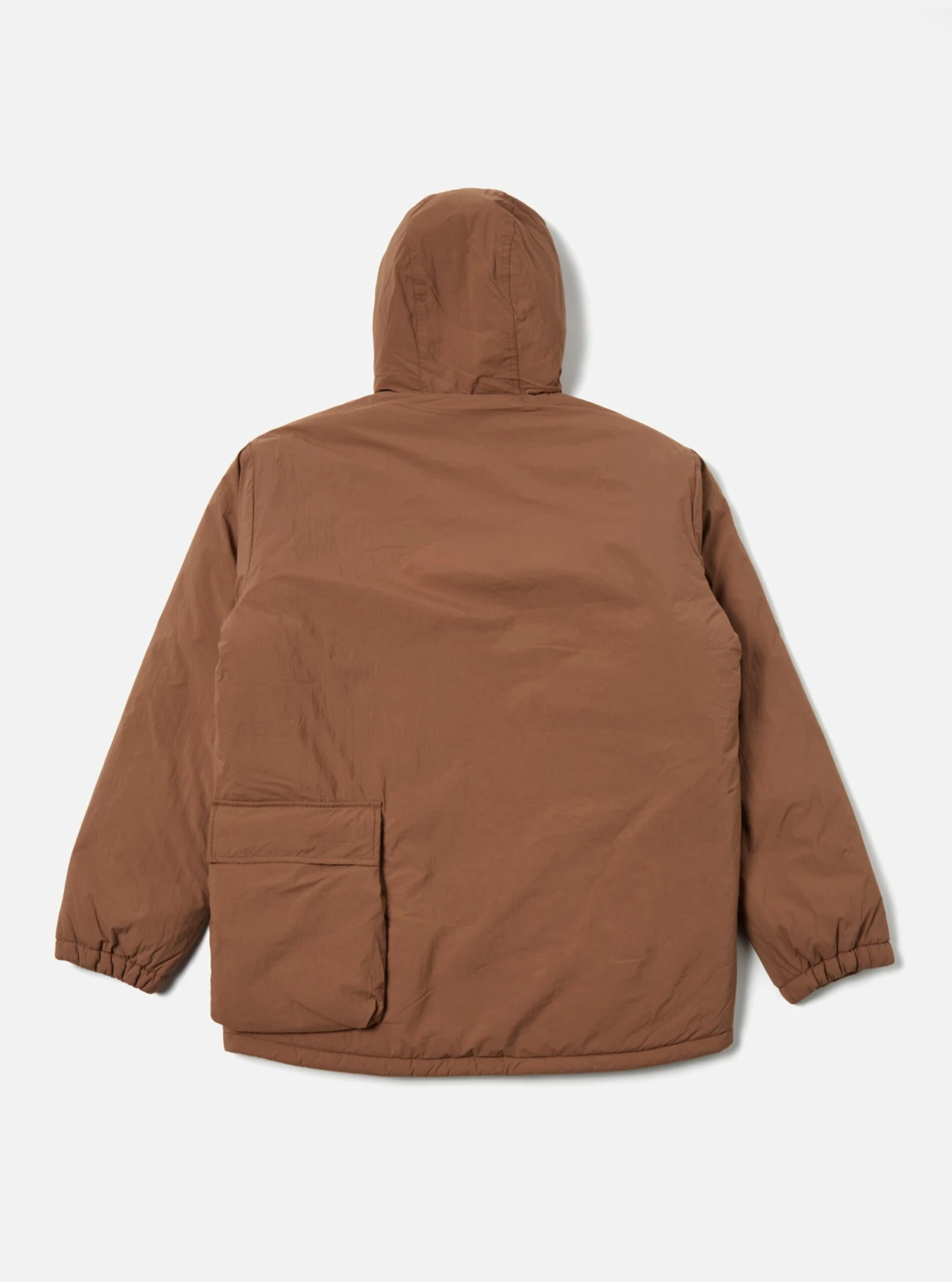 Universal Works Padded Stayout Jacket In Brown Recycled Nylon - Image 2