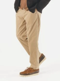 Universal Works Military Chino In Sand Organic Utility Cotton