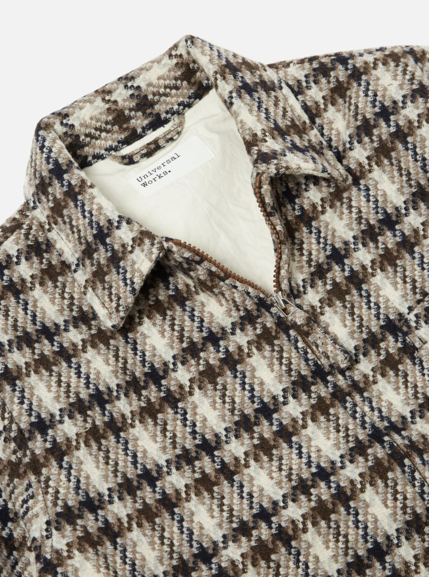 Universal Works Windcheater II In Grey Cortina Tweed - Image 5