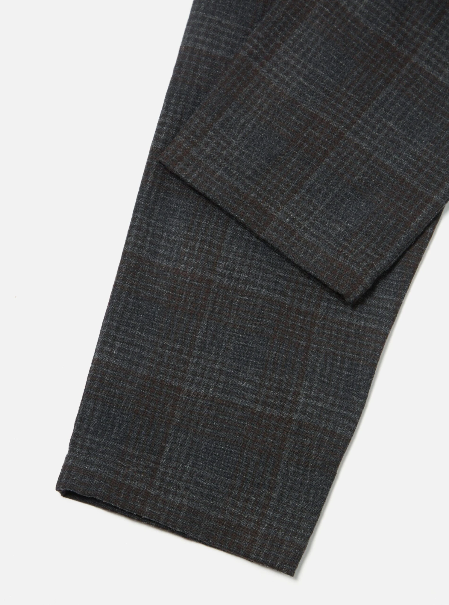 Universal Works Military Chino In Charcoal Reuse Wool Mix - Image 5