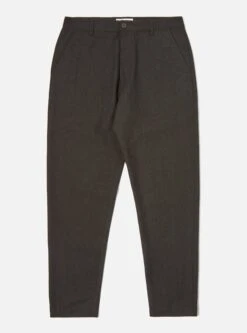 Universal Works Military Chino In Olive Upcycled Italian Tweed