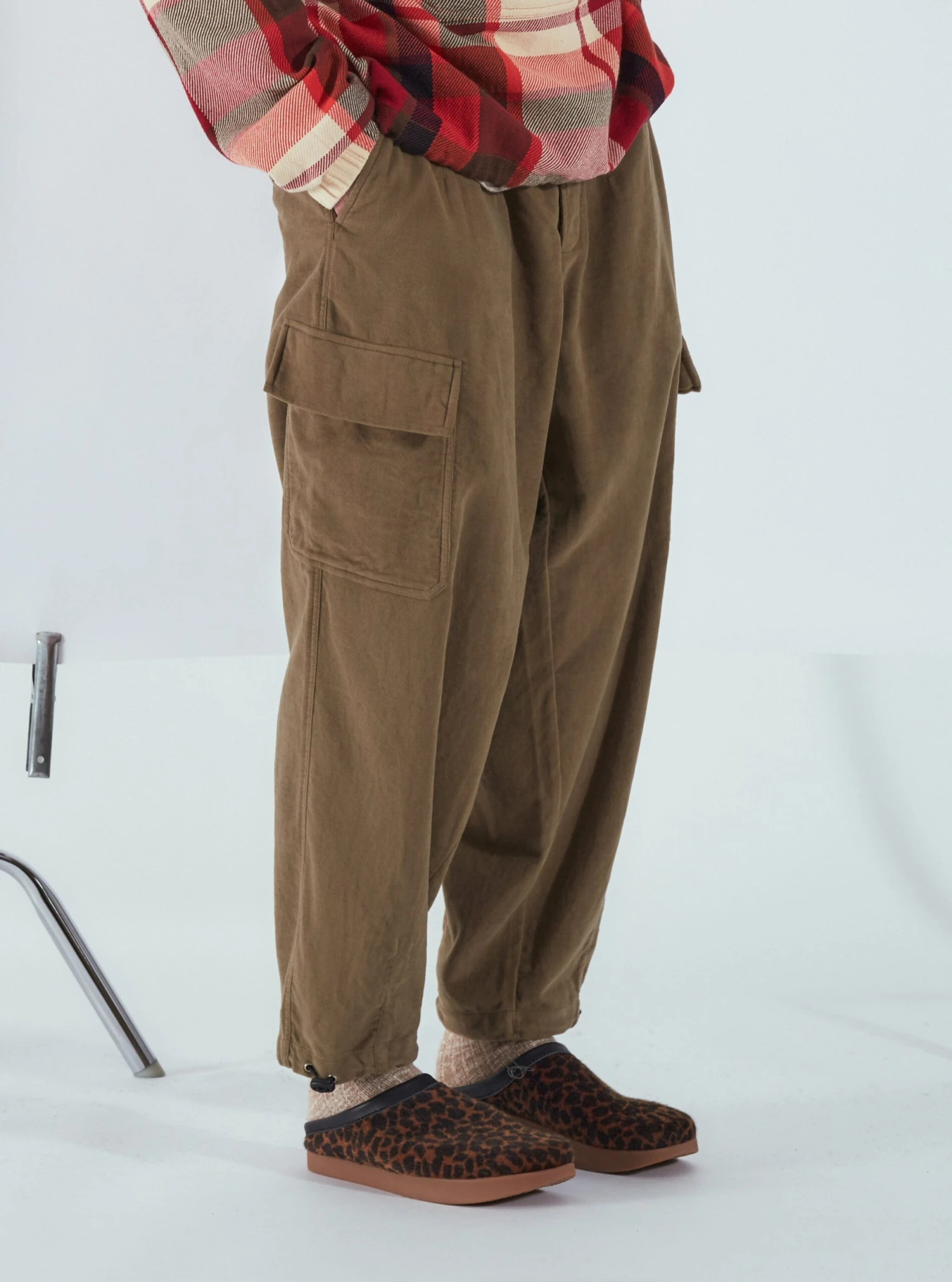 Universal Works Loose Cargo Pant In Lovat Lightweight Moleskin - Image 10
