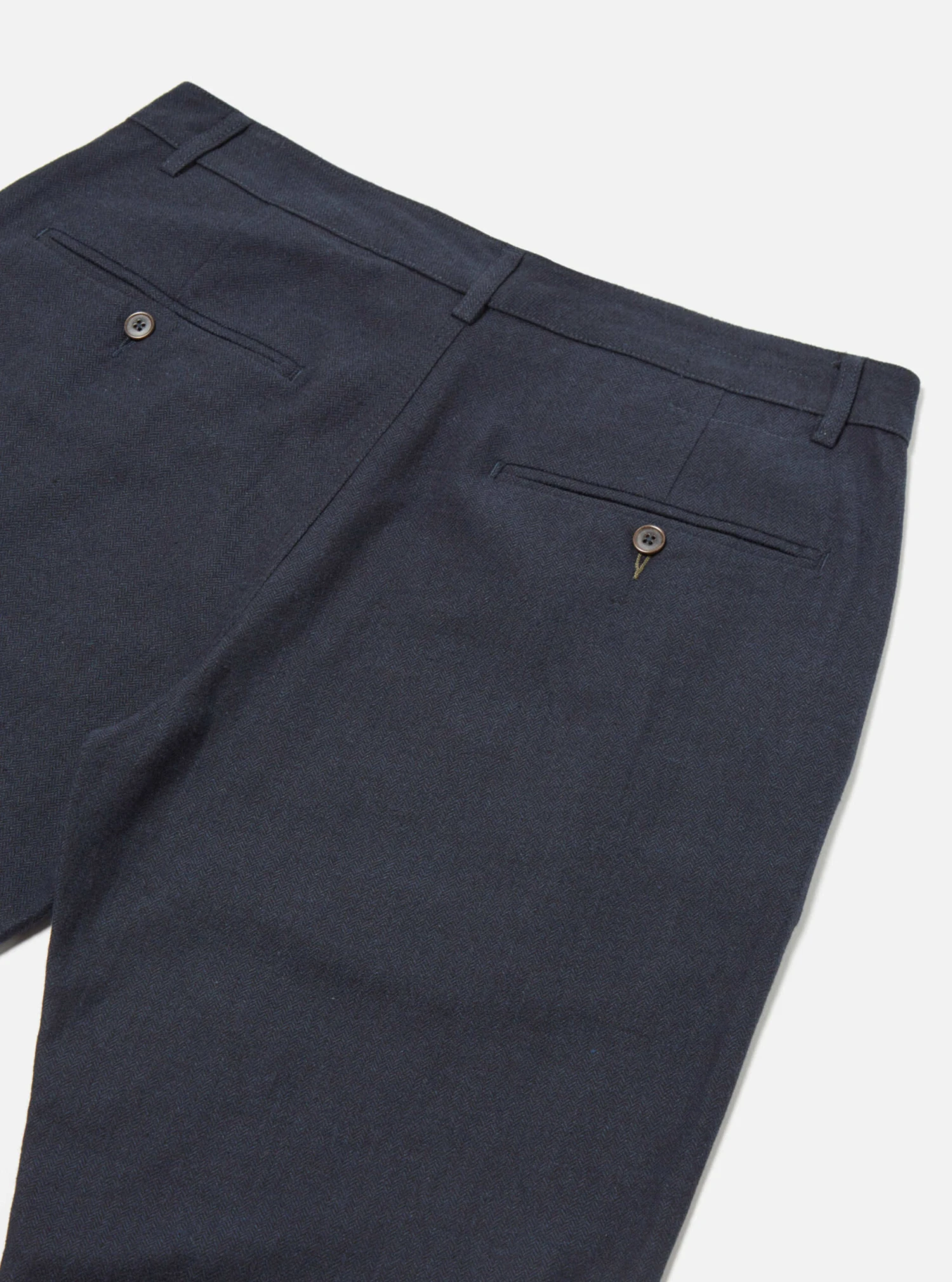 Universal Works Military Chino In Navy Veta Upcycled Cotton - Image 4