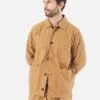 Universal Works Quilted Coverall Jacket In Cumin Cotton