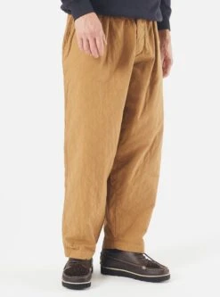 Universal Works Quilted Oxford Pant In Cumin Cotton