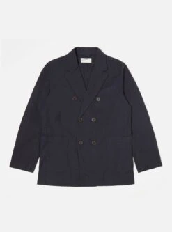 Universal Works Manor Jacket In Navy Winter Twill