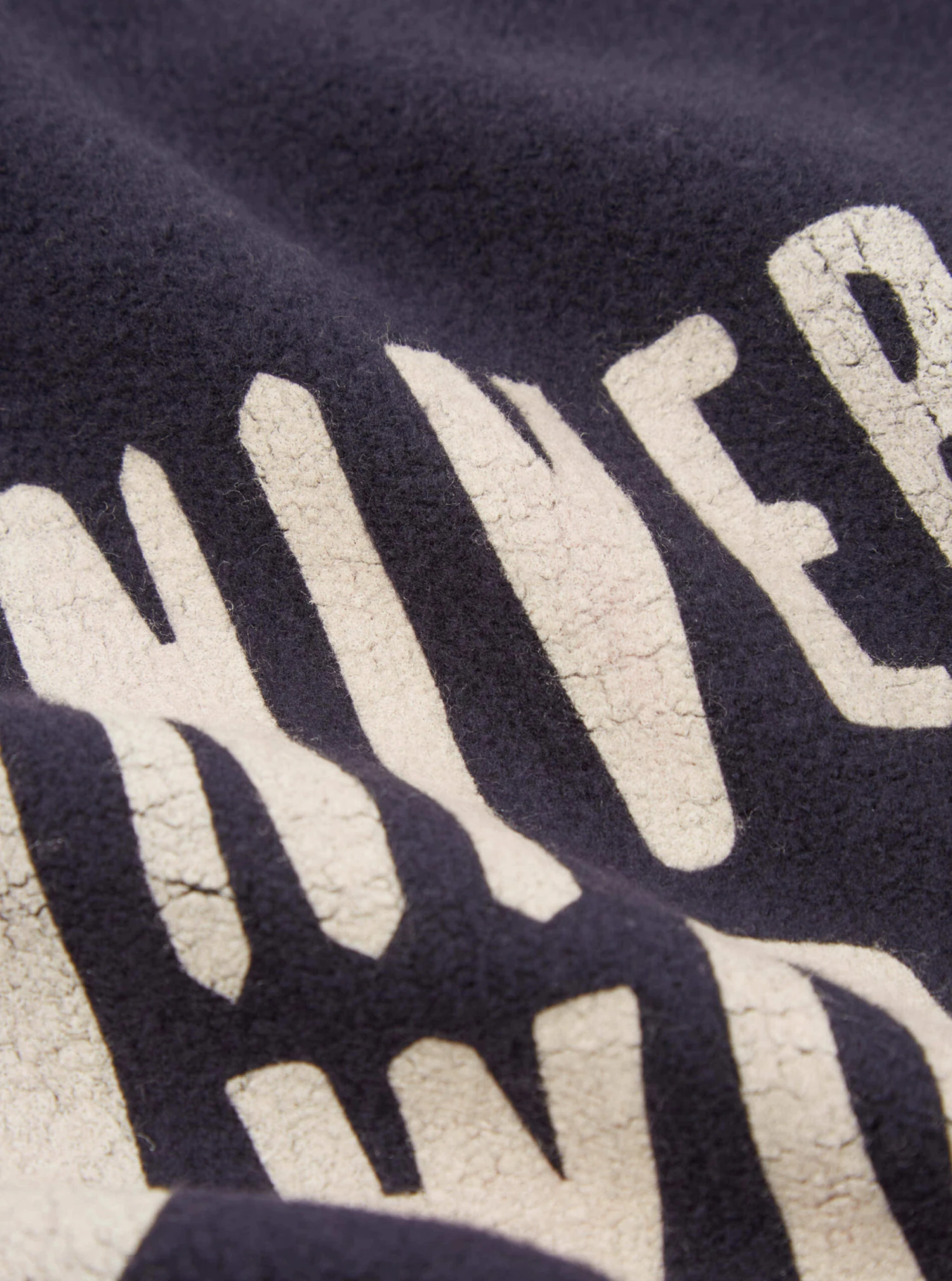 Universal Works 'Mystery Train' Print Sweatshirt In Navy Brushback - Image 5