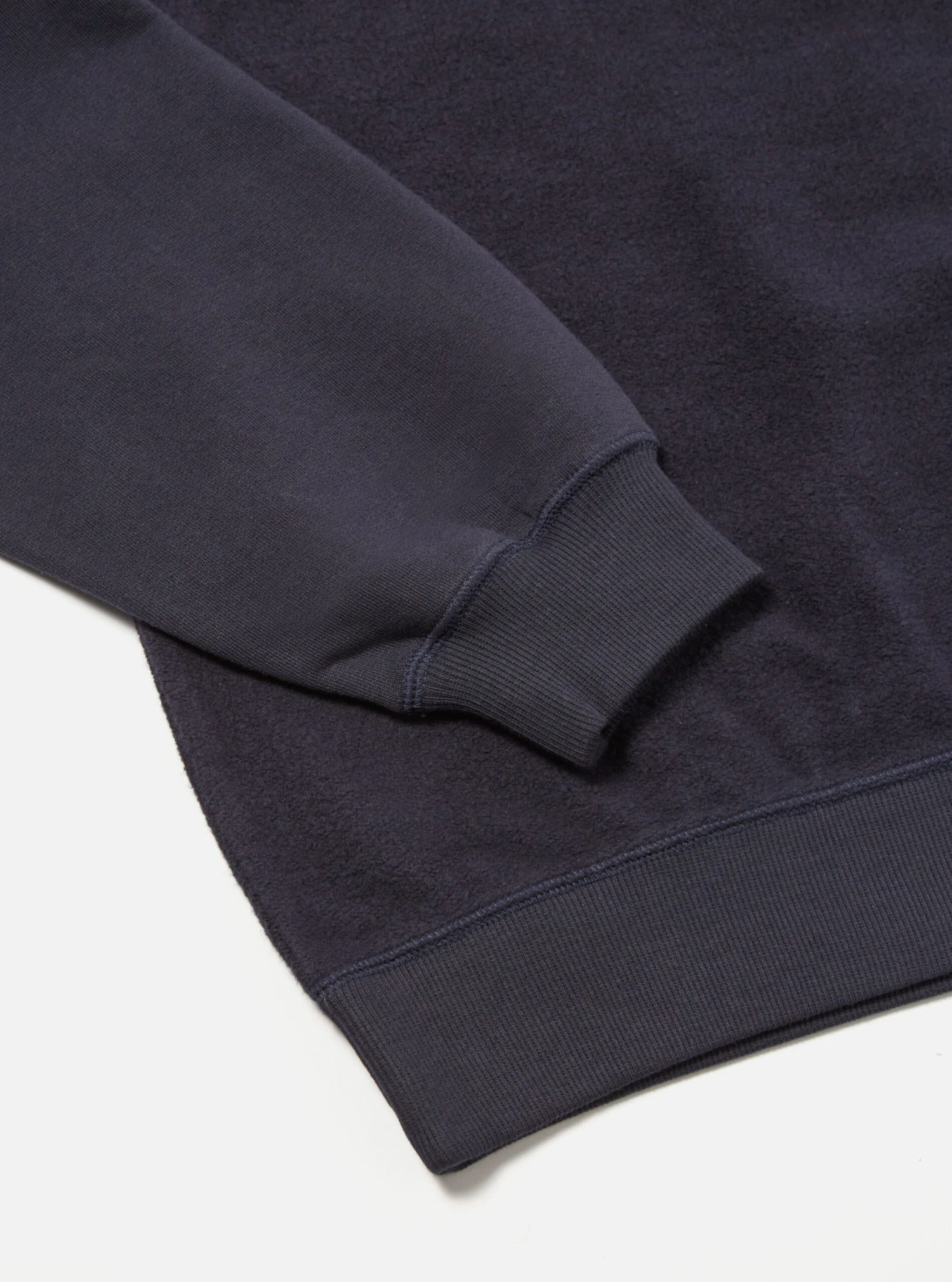 Universal Works 'Mystery Train' Print Sweatshirt In Navy Brushback - Image 6