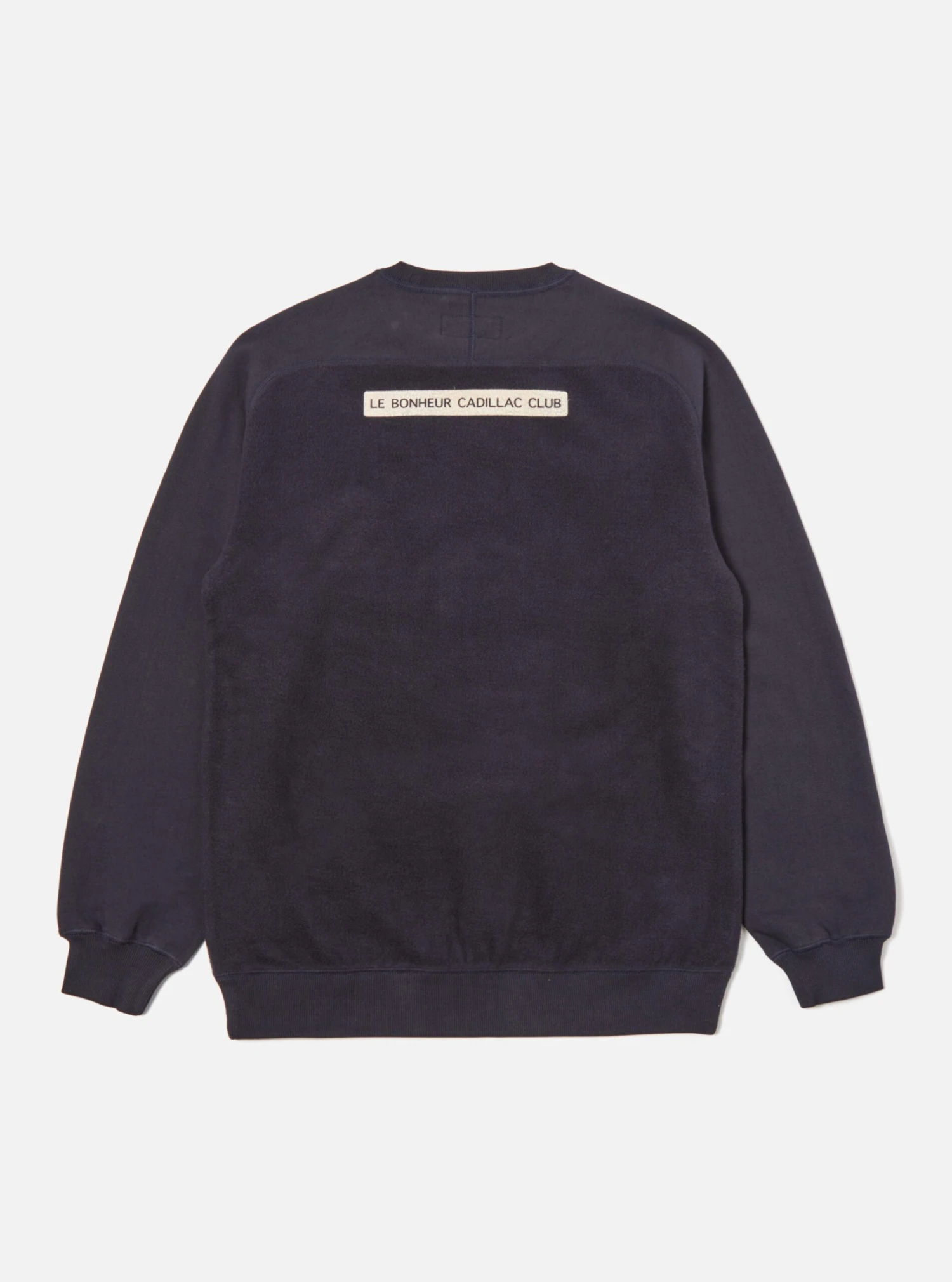 Universal Works 'Mystery Train' Print Sweatshirt In Navy Brushback - Image 2