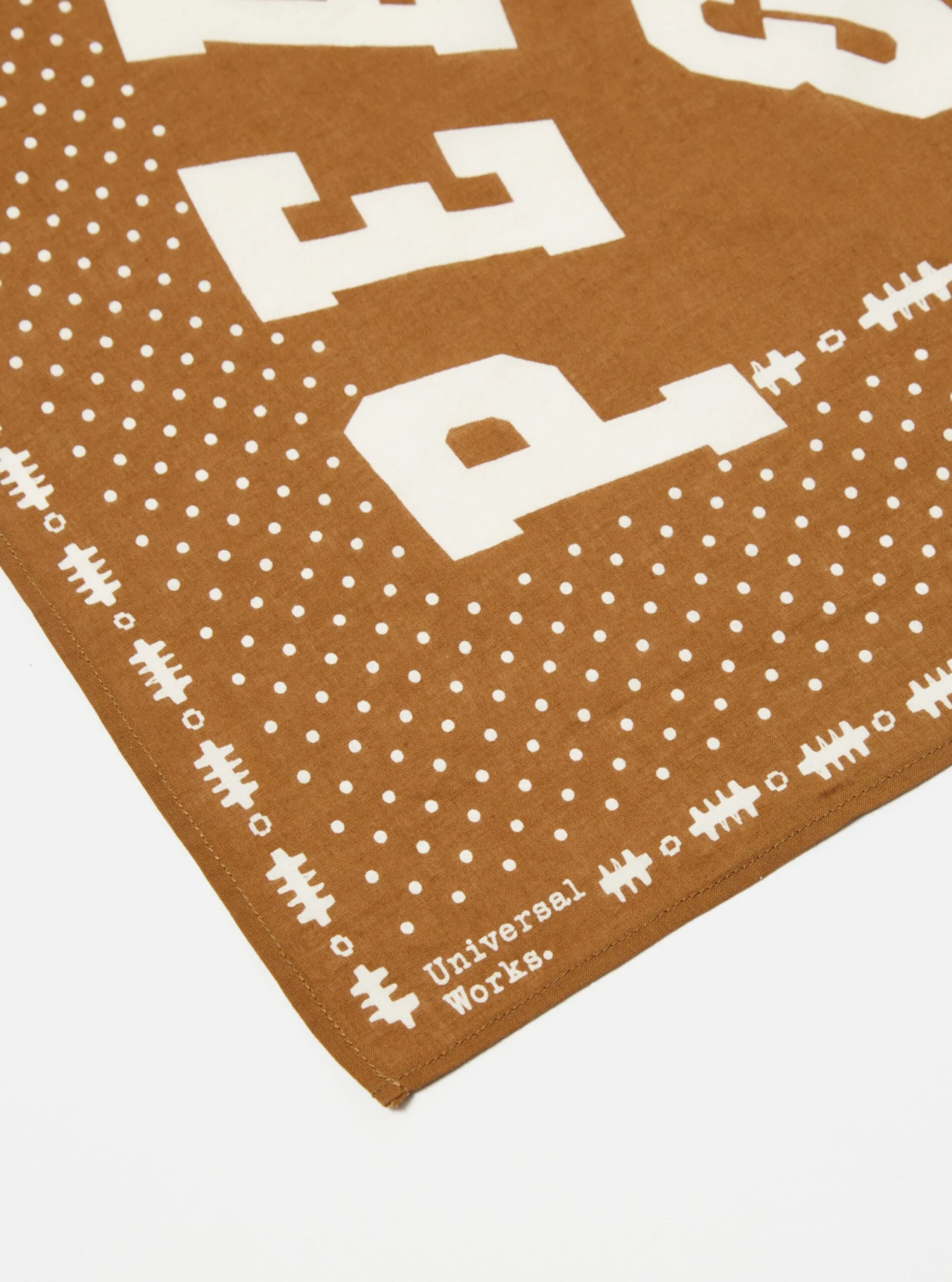 Universal Works PL&S Neckerchief In Cumin Cambric - Image 3