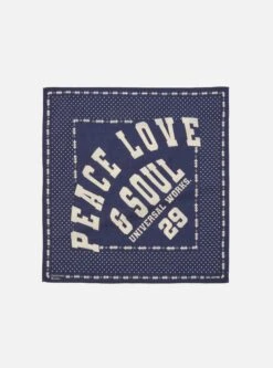 Universal Works PL&S Neckerchief In Navy Cambric