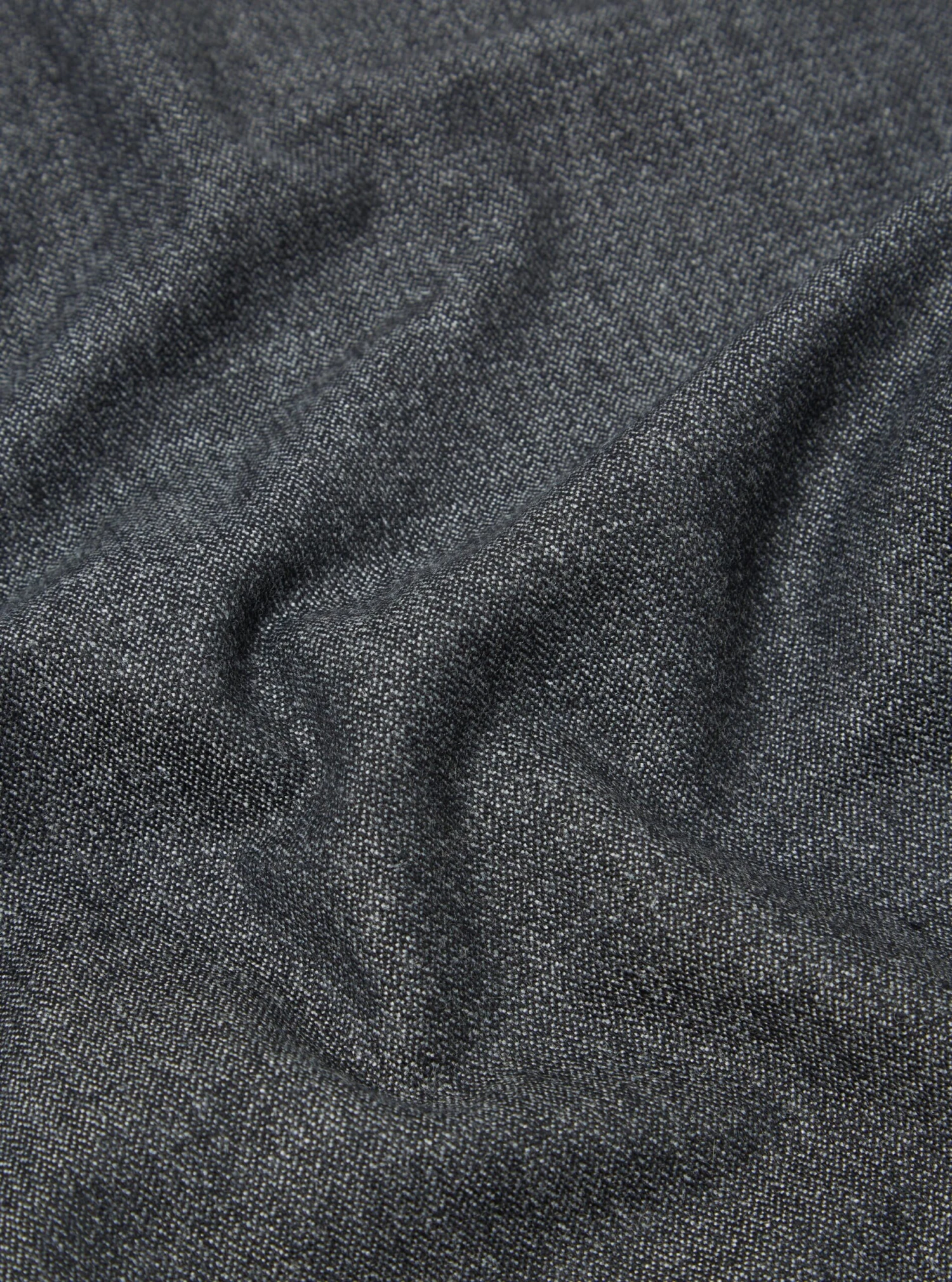 Universal Works Pleated Track Pant In Grey Upcycled Italian Tweed - Image 6