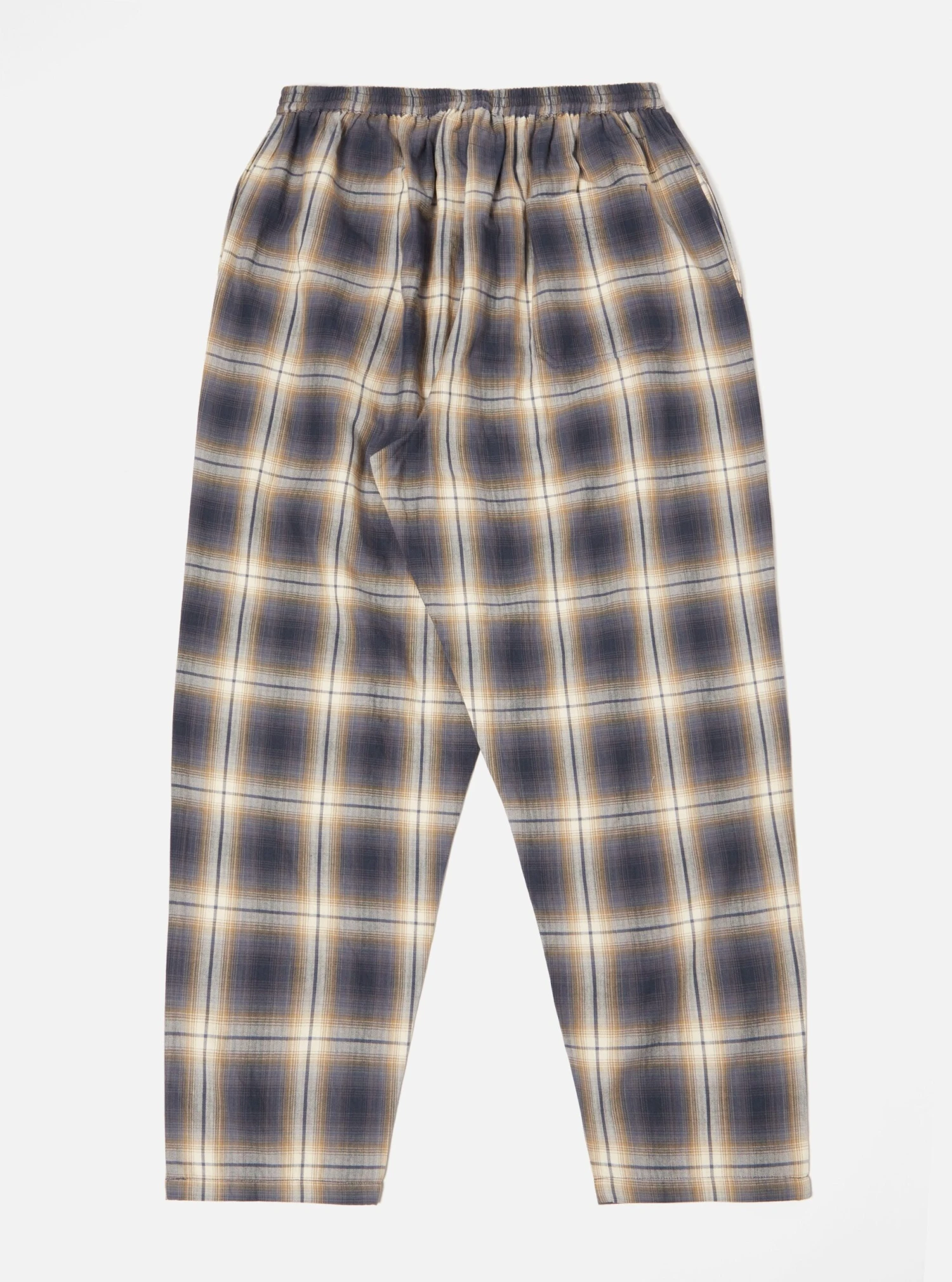 Universal Works Pyjama In Navy ES Shadow Check