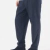 Universal Works Pleated Track Pant In Navy Cotton/Wool Twill