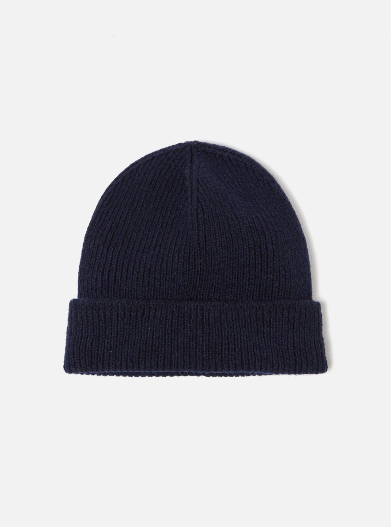 Universal Works Watch Cap In Navy Eco Wool