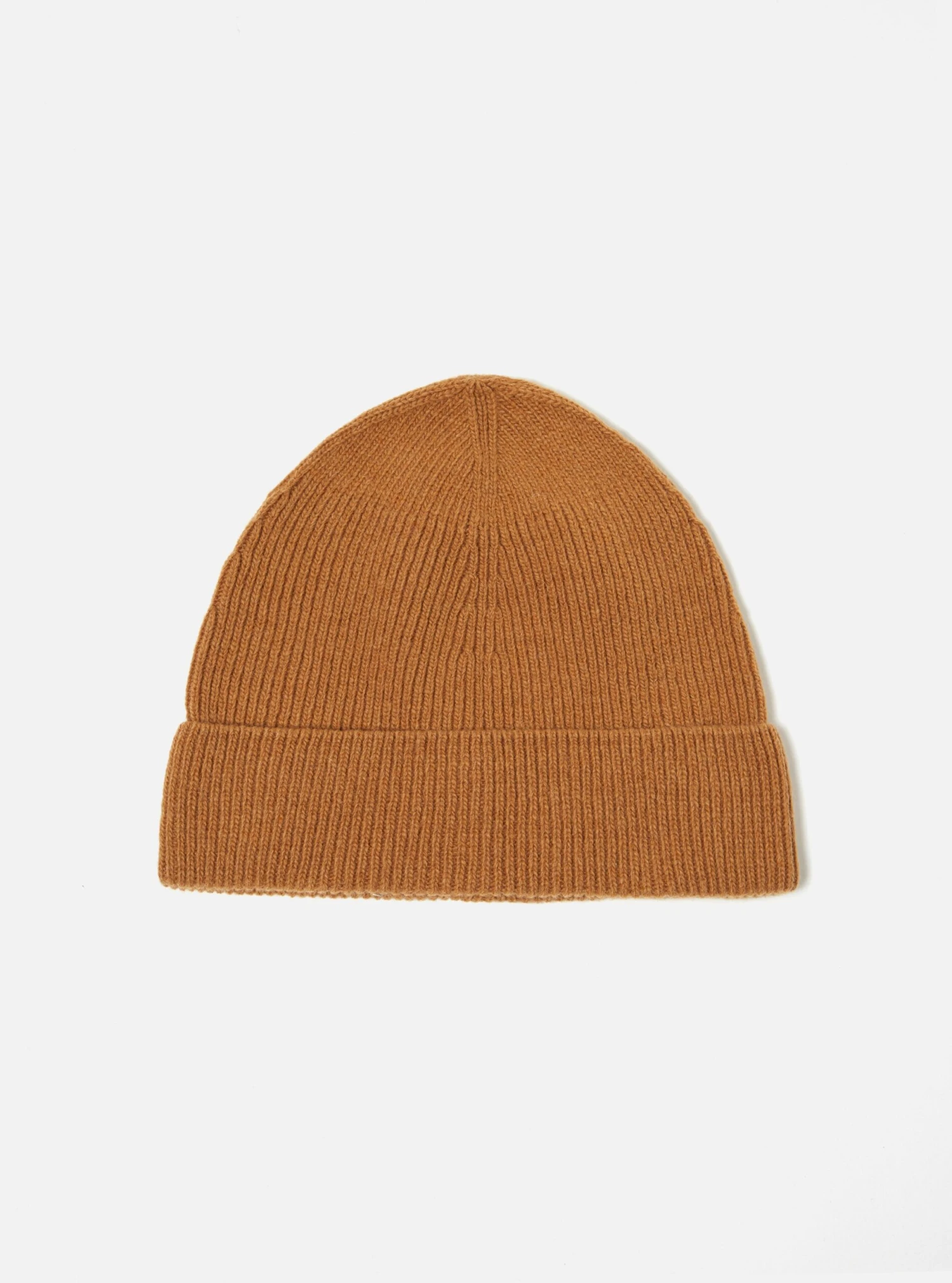 Universal Works Watch Cap In Camel Italian Wool