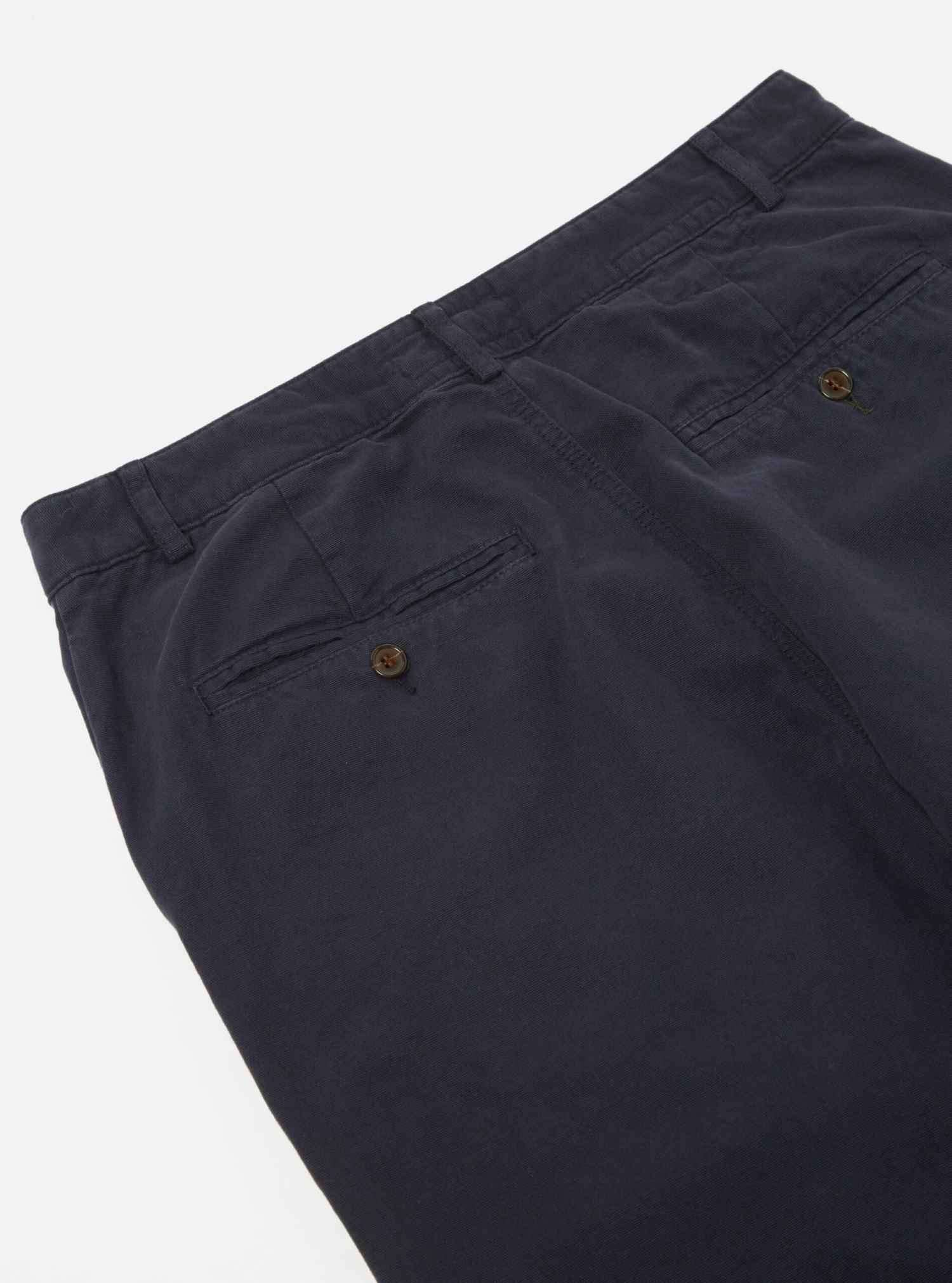 Universal Works Military Chino In Navy Canvas - Image 4