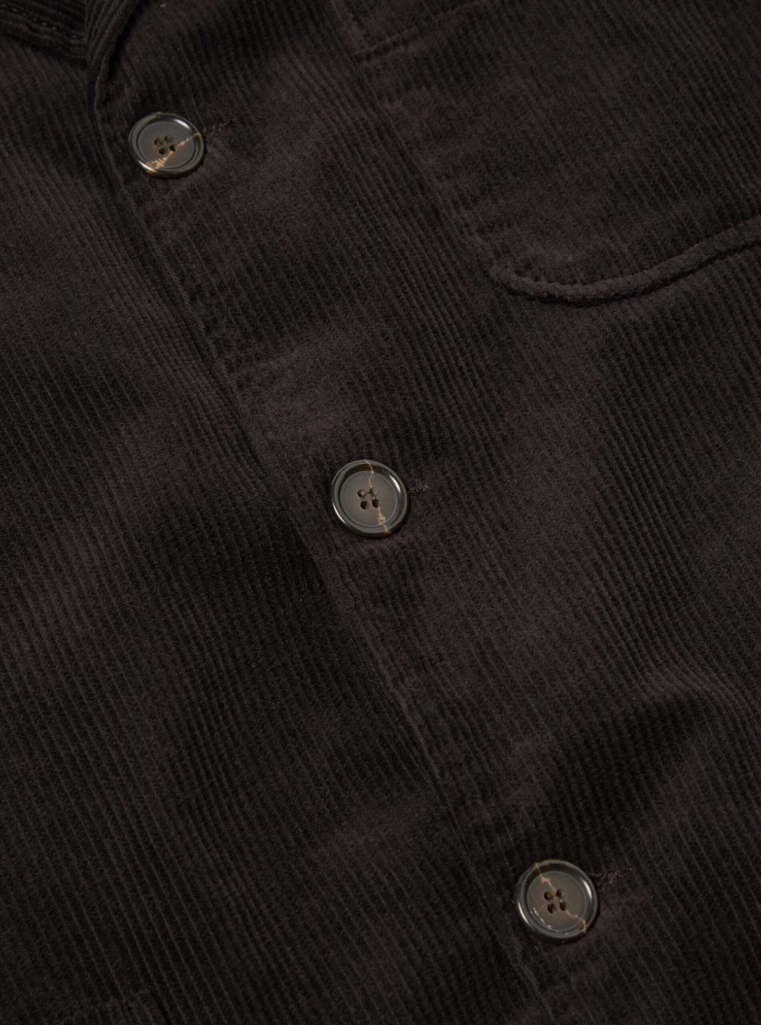 Universal Works Three Button Jacket In Licorice Cord - Image 5