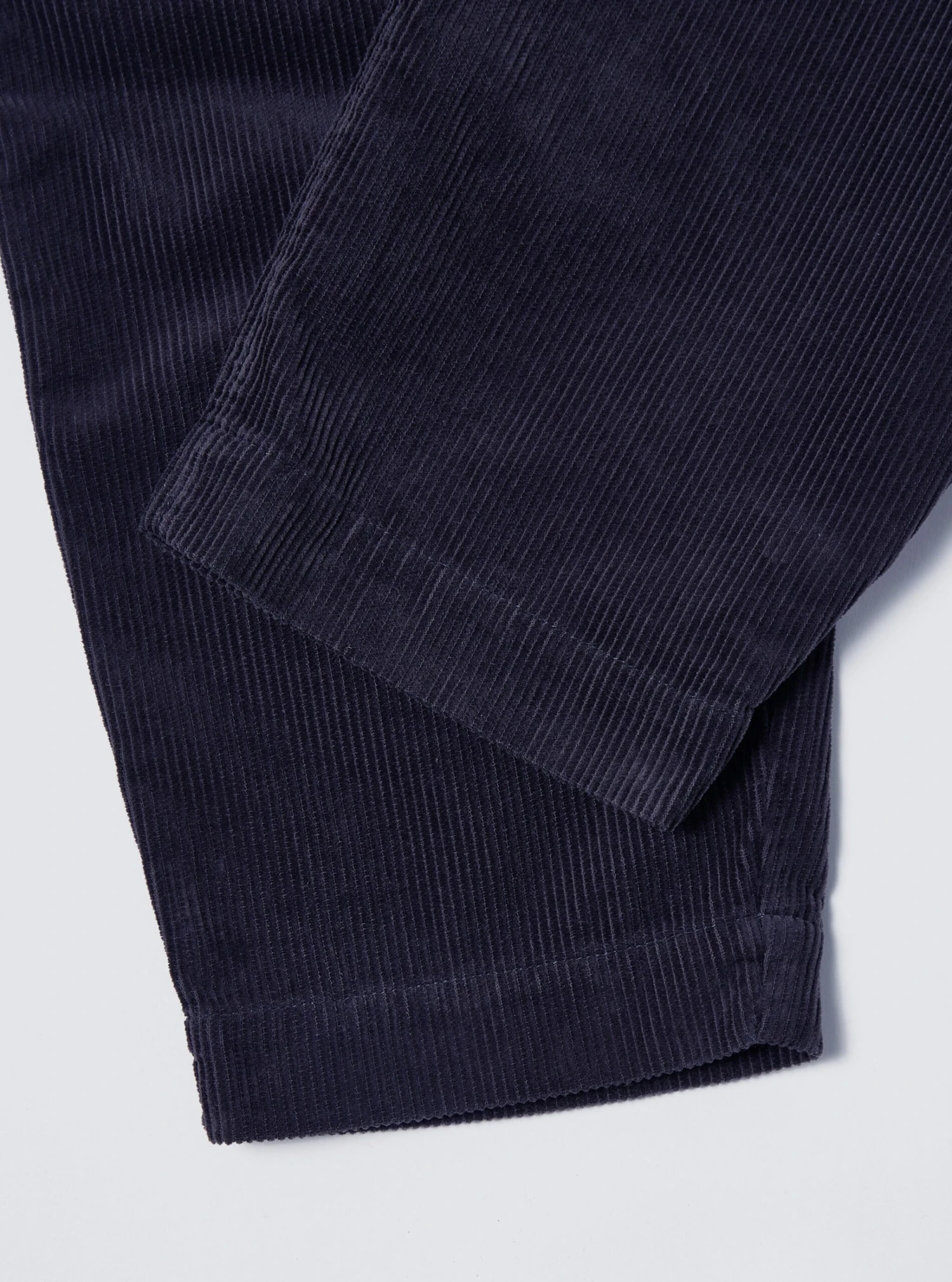 Universal Works Pleated Track Pant In Navy Cord - Image 5