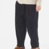 Universal Works Pleated Track Pant In Licorice Cord